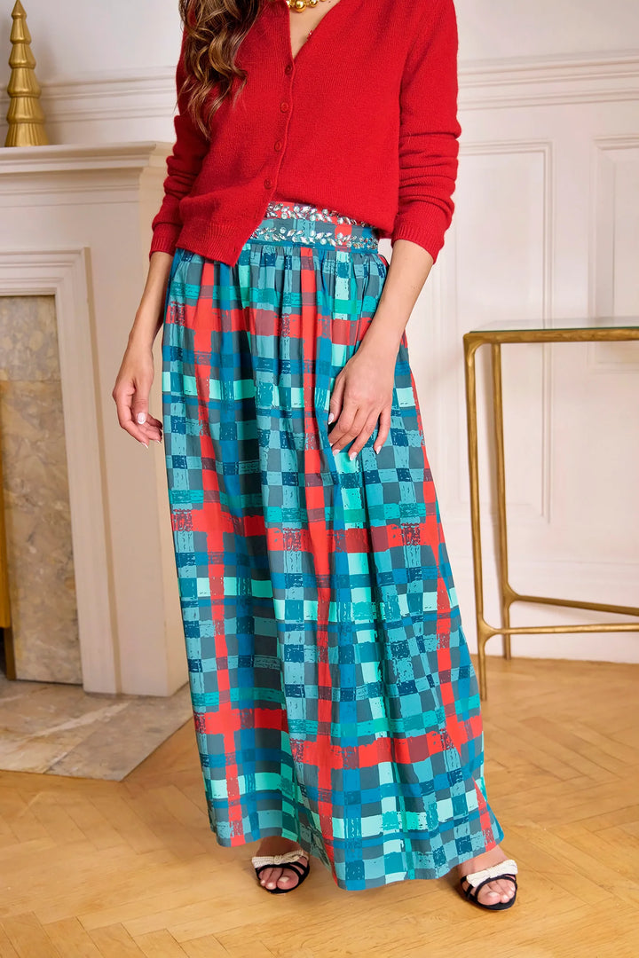 Wesley Skirt | Holly Tartan