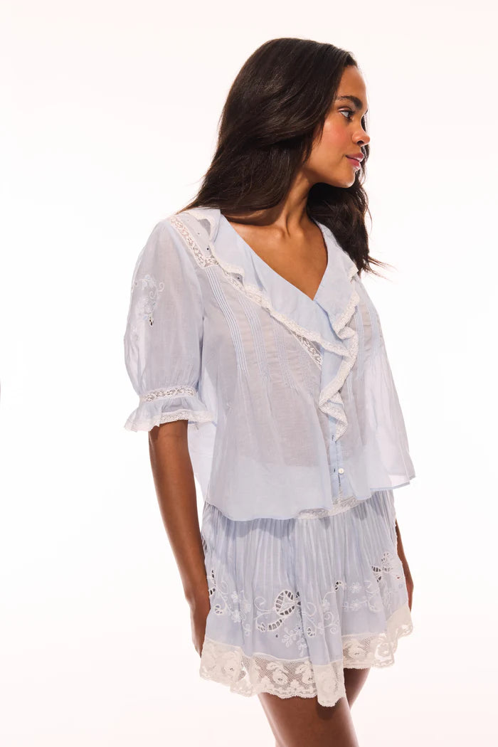 Sinora Top | Pale Blue