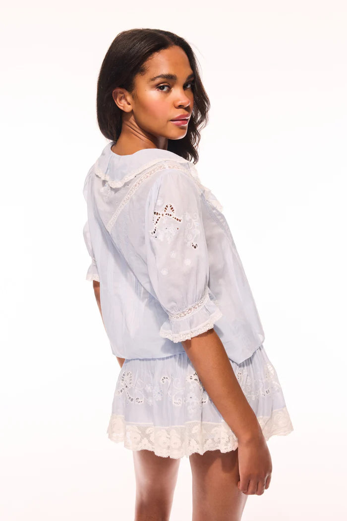 Sinora Top | Pale Blue