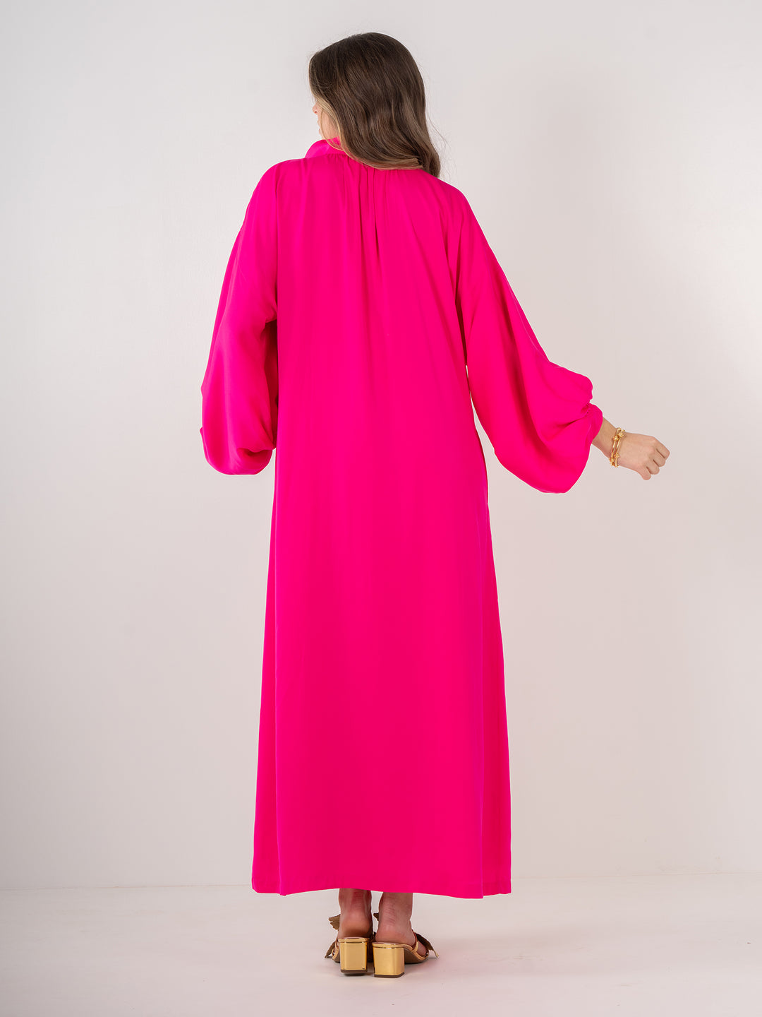 Fiona Dress | Pink Glo