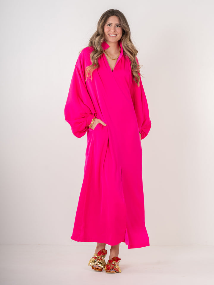Fiona Dress | Pink Glo