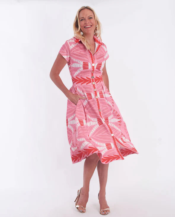 Milan Dress | Papyrus Geranium