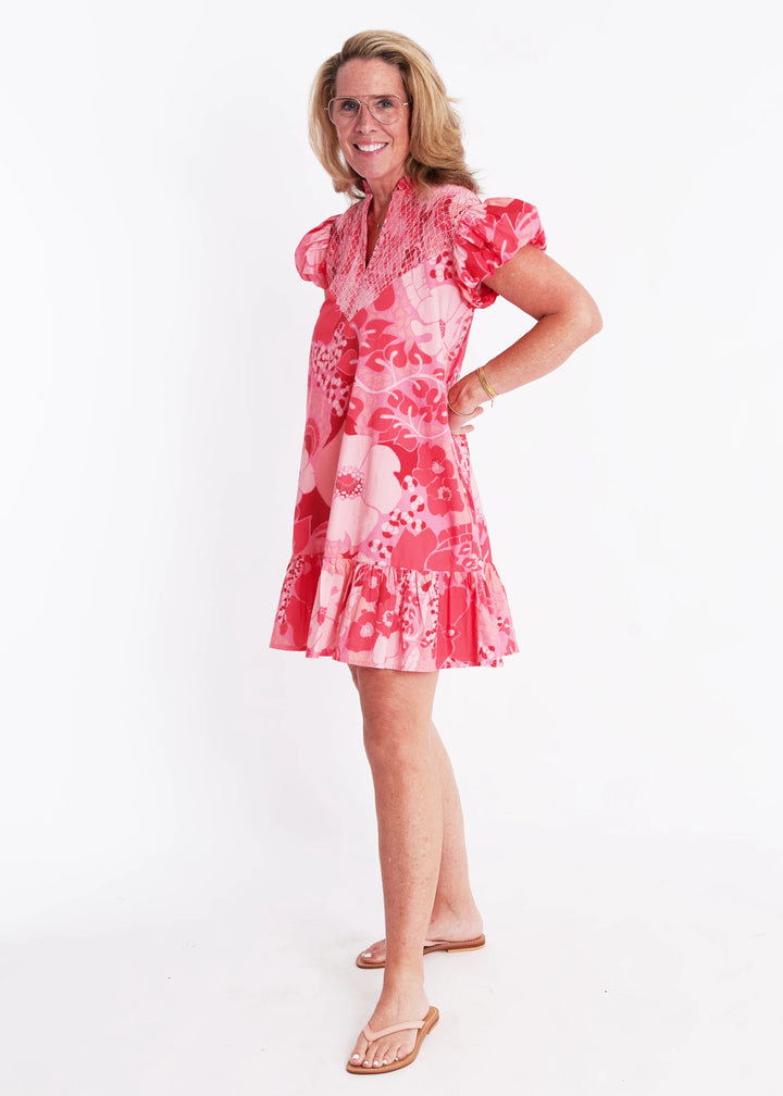 Cayman Dress | Narnia Geranium