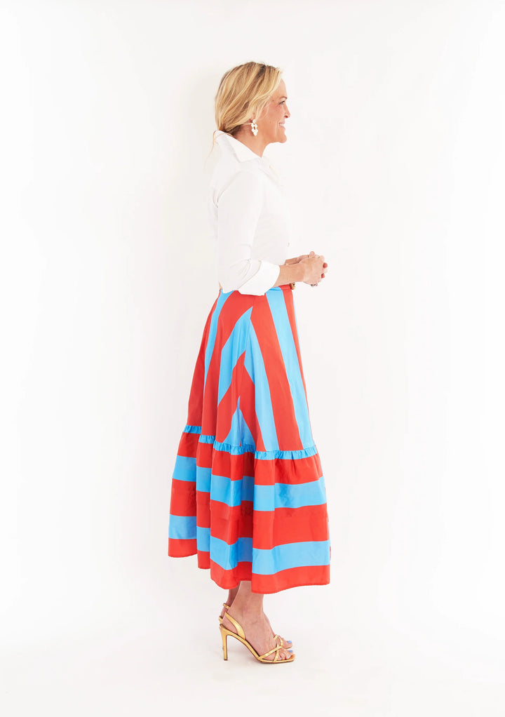 Trask Skirt | Americana Stripe - Charlotte's Inc