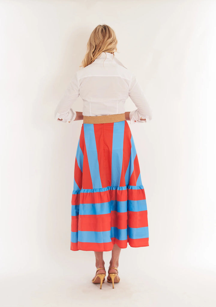 Trask Skirt | Americana Stripe - Charlotte's Inc