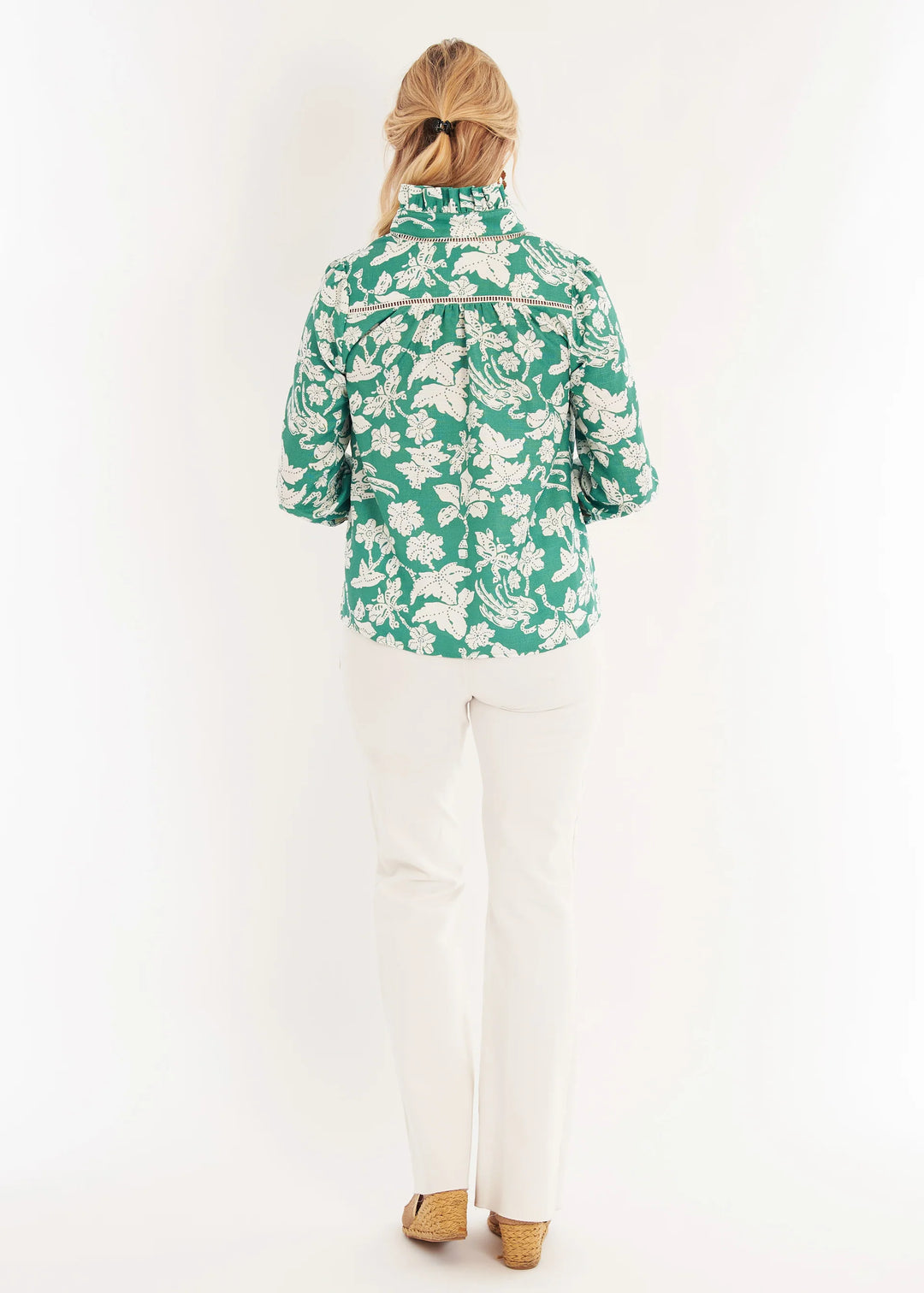 Aspen Blouse | Lingren Verde - Charlotte's Inc