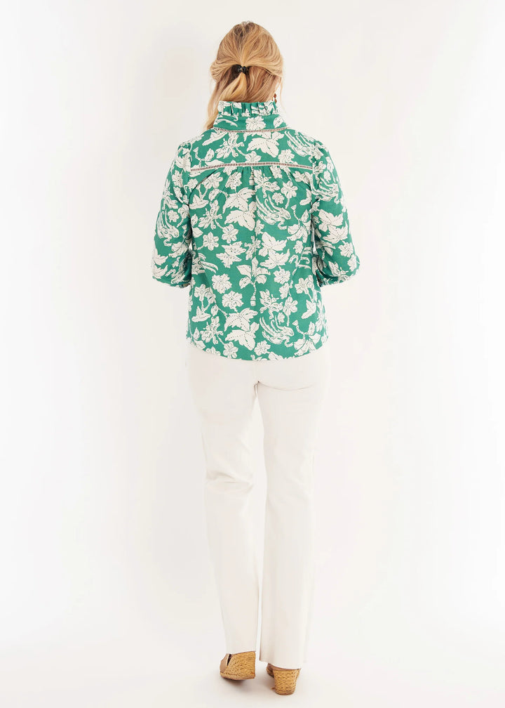Aspen Blouse | Lingren Verde - Charlotte's Inc