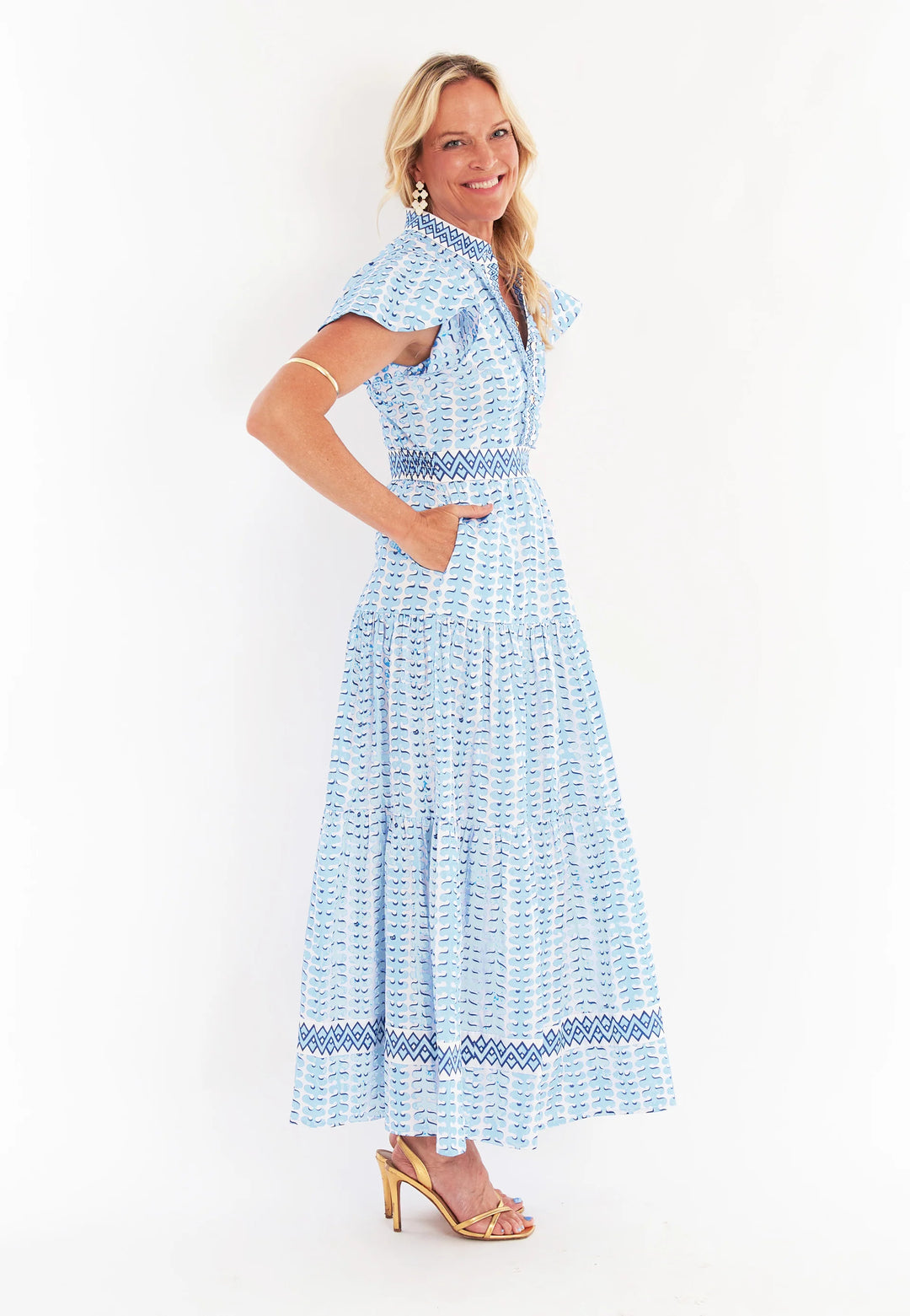 Doon Dress | Birch Ocean Breeze