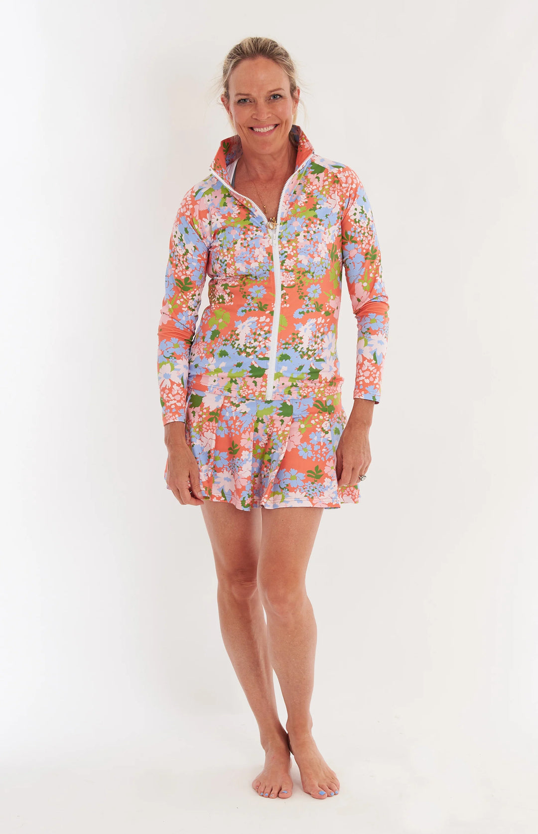 Topsy skirt | Poppy Guava - Charlotte's Inc