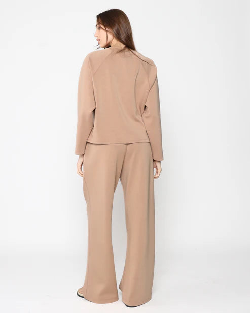 Oversized Raglan Top | Tan
