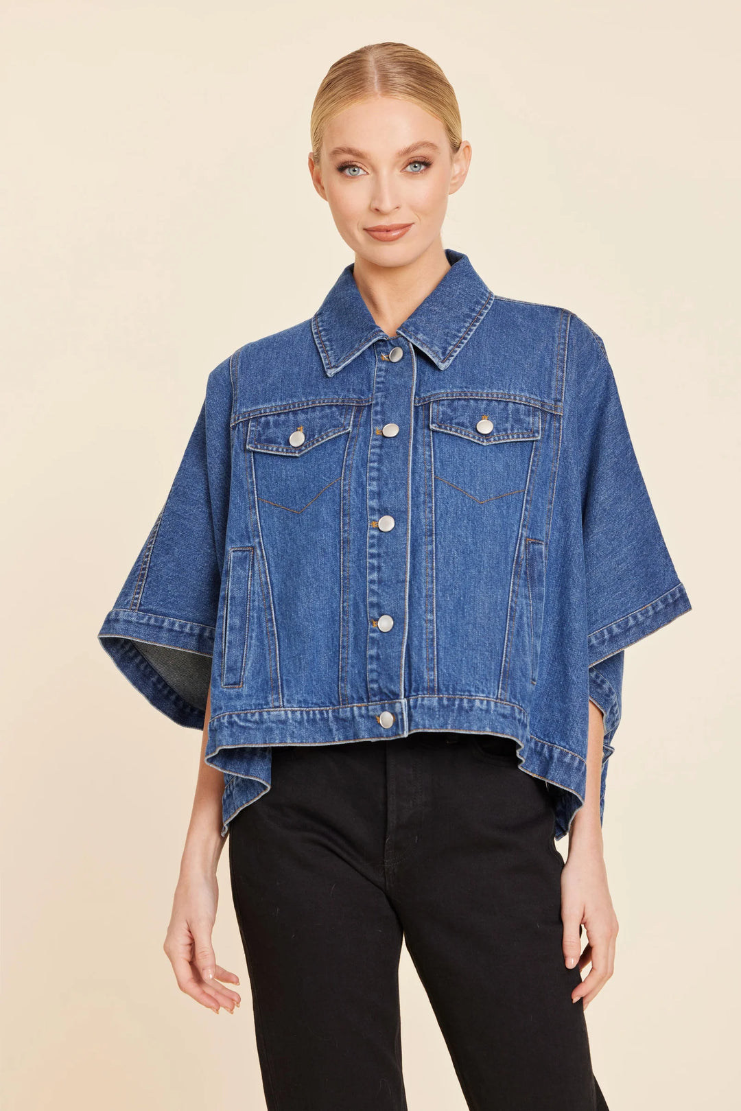 Jacket Cape | Denim