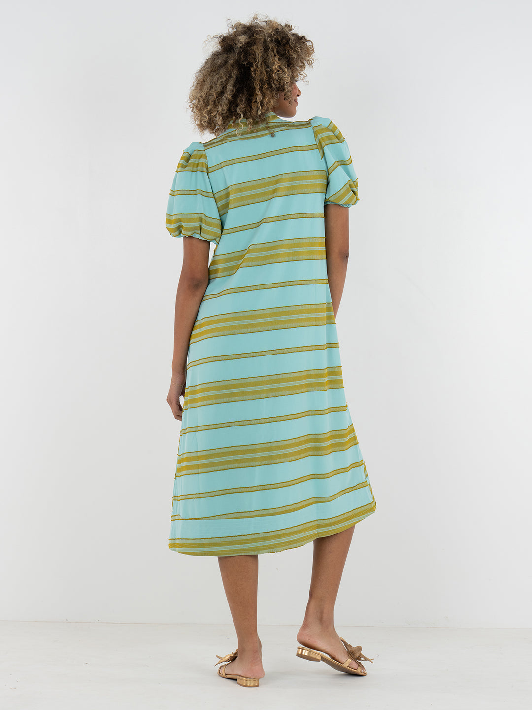 Hampton Dress | Fringe Stripe