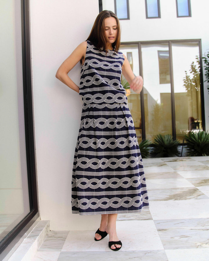 Bea Skirt | Midnight Blue