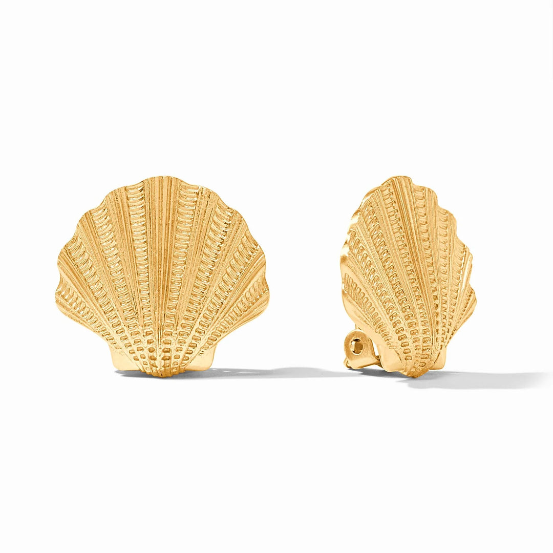 Julie Vos Sanibel Shell Clip Earring