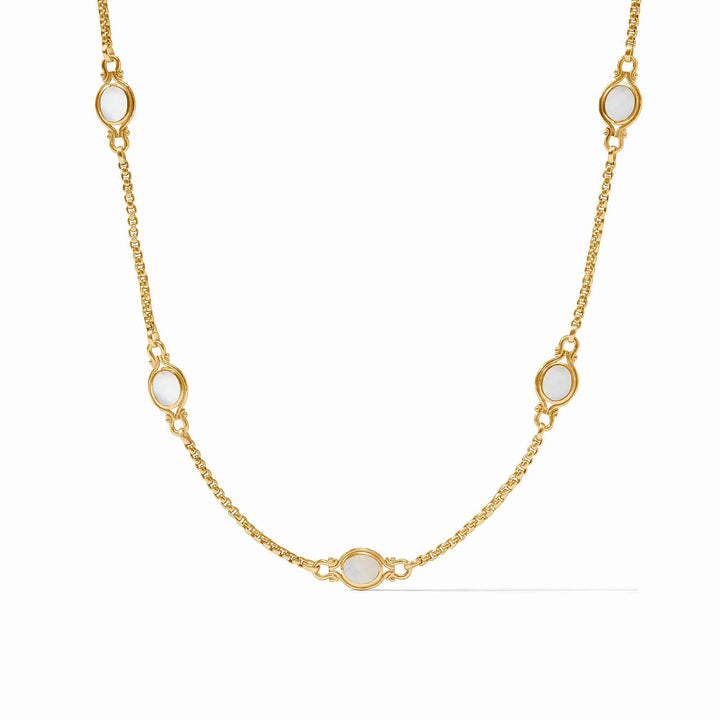 Saratoga Stone Station Necklace | +Colors