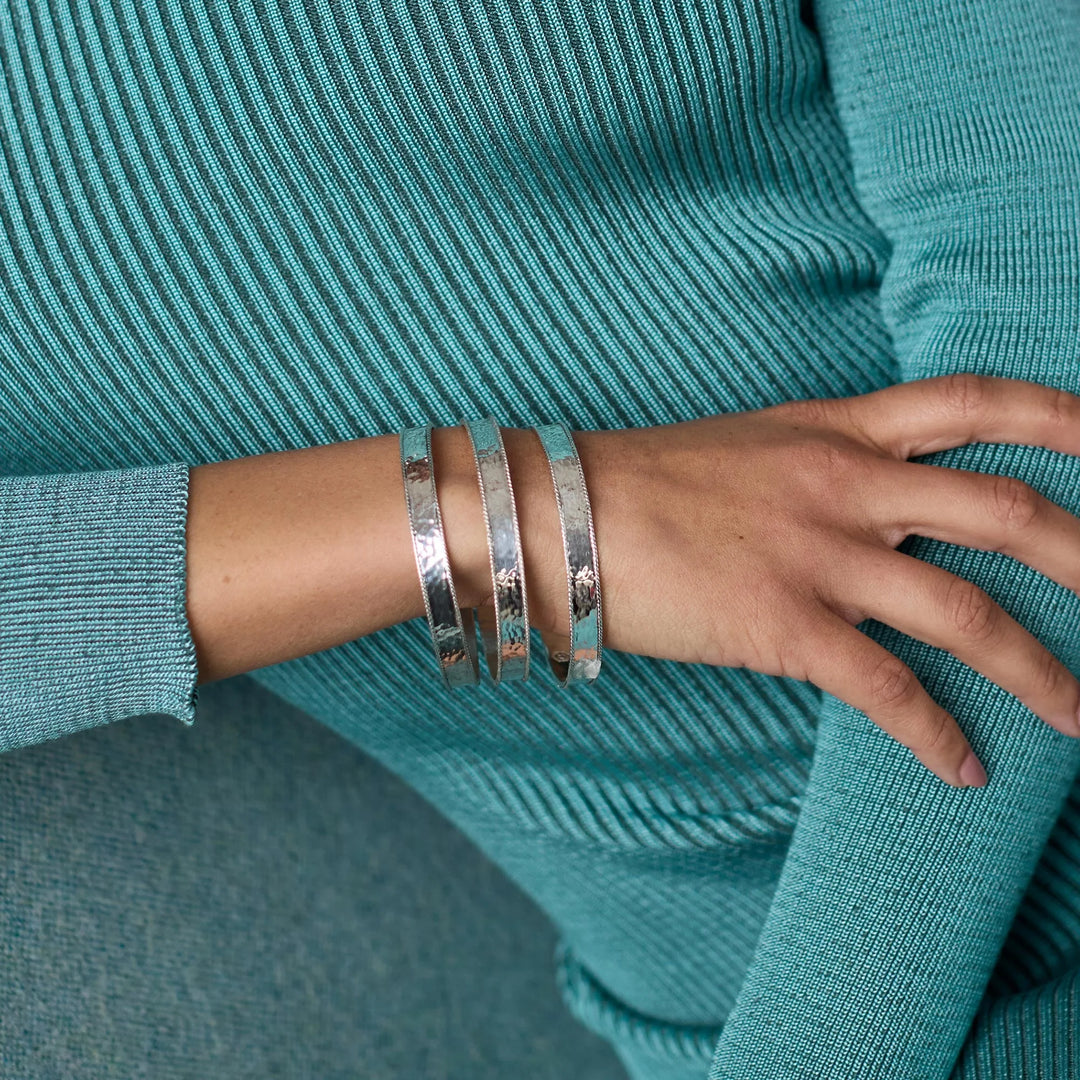 Savoy Bangle | Silver