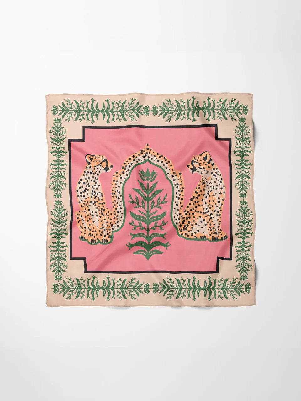 Silk Scarf | Cabana Cat - Charlotte's Inc