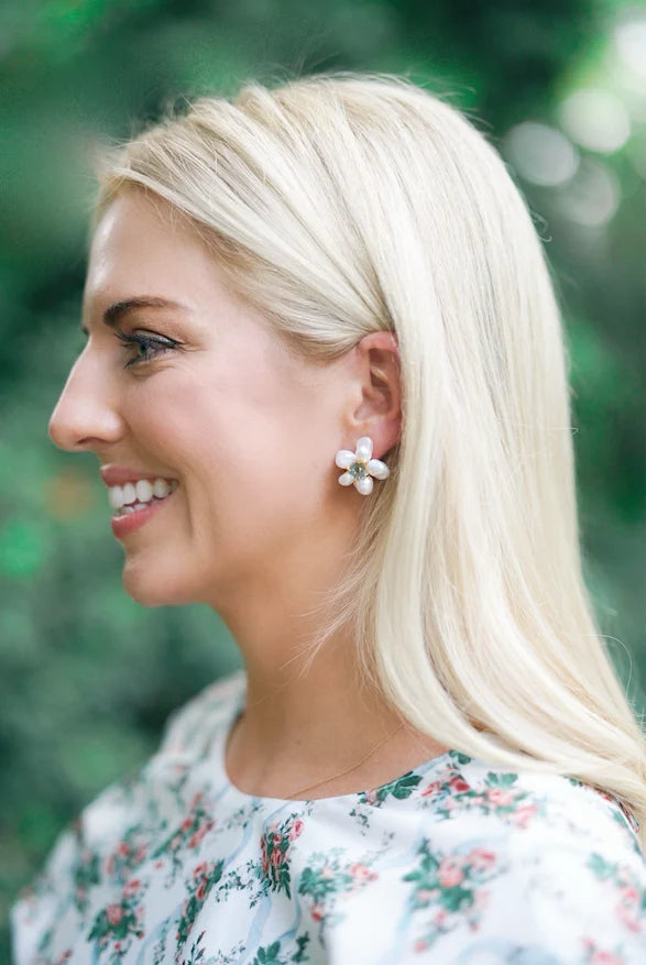 NB freshwater pearl earrings