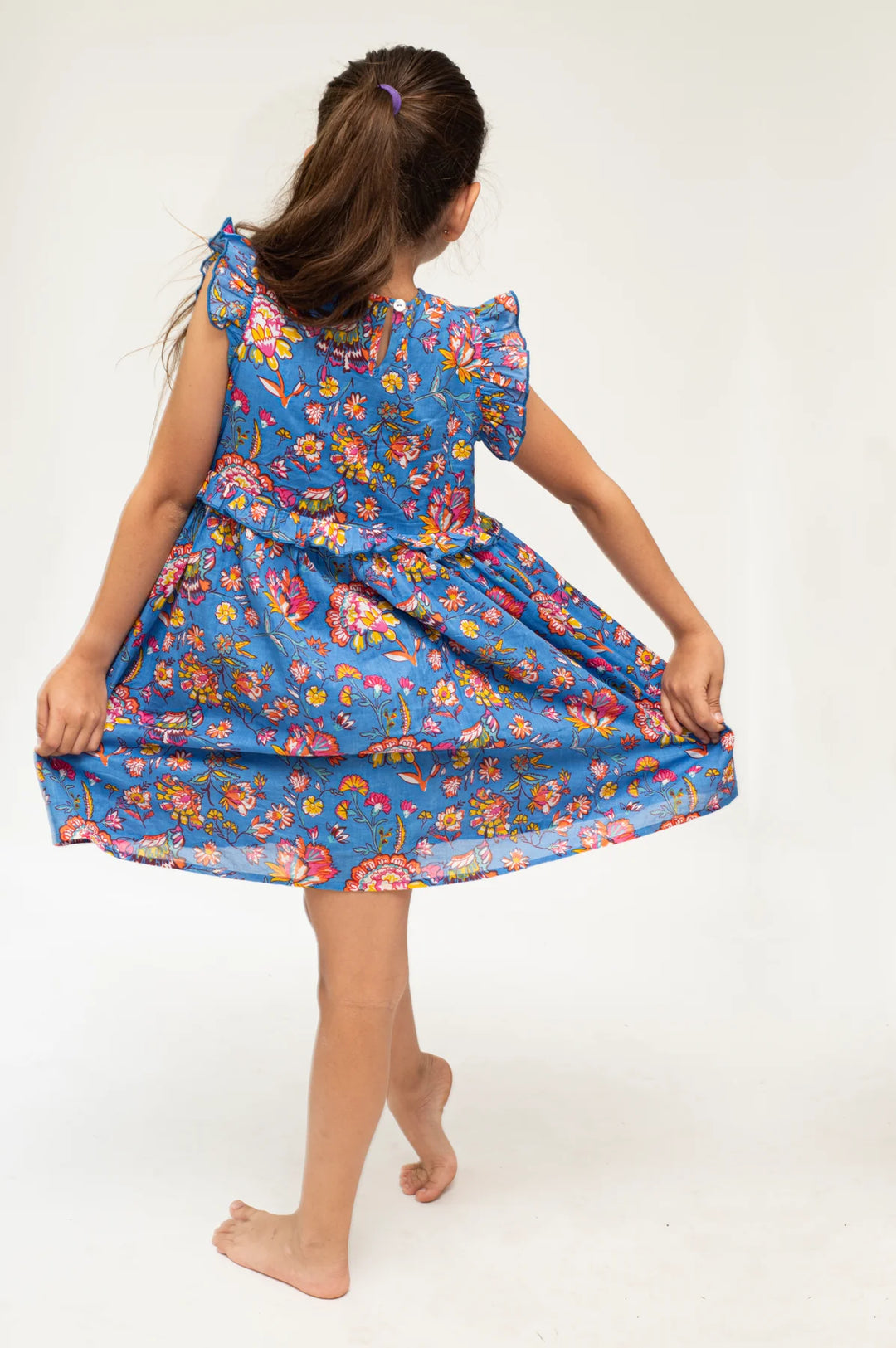 Nicole Girls Dress | Baru Light Blue