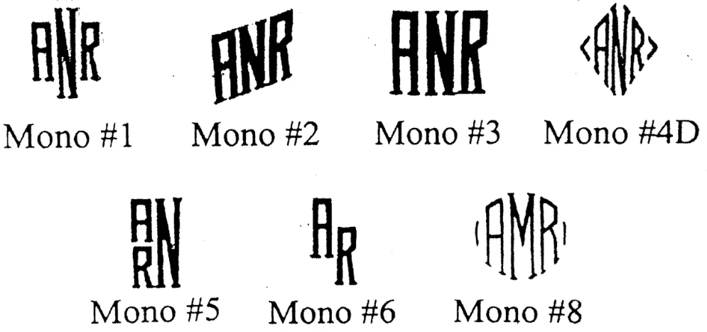 Monogrammed Glasses + Sizes