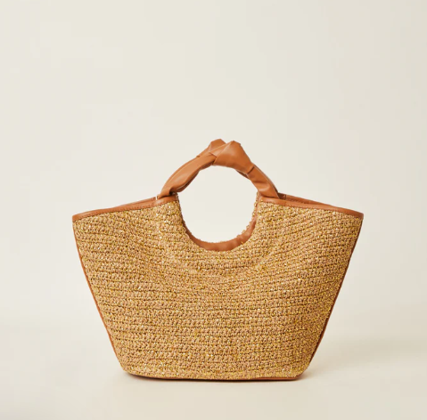 Florian Metallic Tote Bag