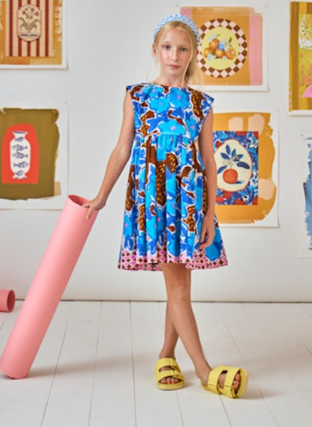 Girl's Piper Dress | Sketchbook Floral