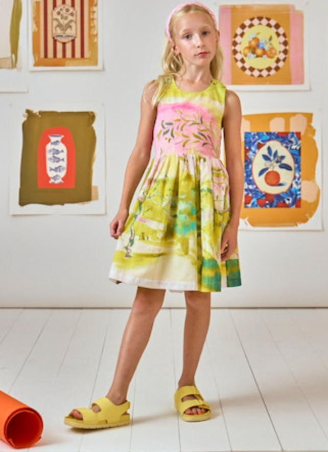 Girl's June Dress | Ethereal Garden