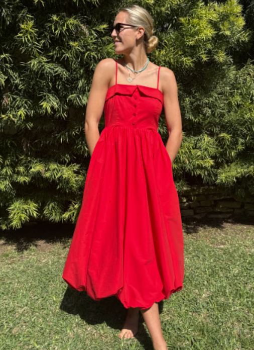 Taryn Dress | True Red