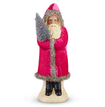 12" Velvet Santa | + Colors
