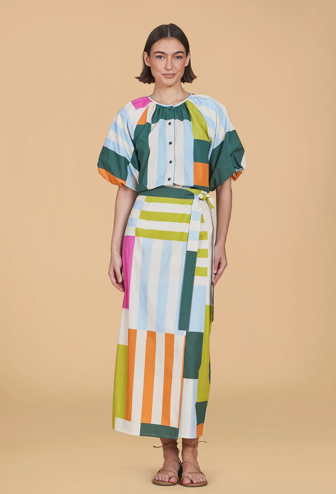 Leigh Wrap Skirt Vista