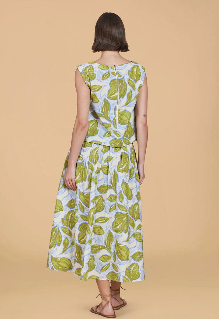 Georgia Skirt Zest Leaves