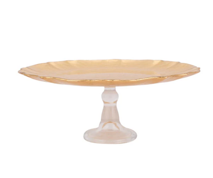 Baroque Glass Cake Stand | + Colors