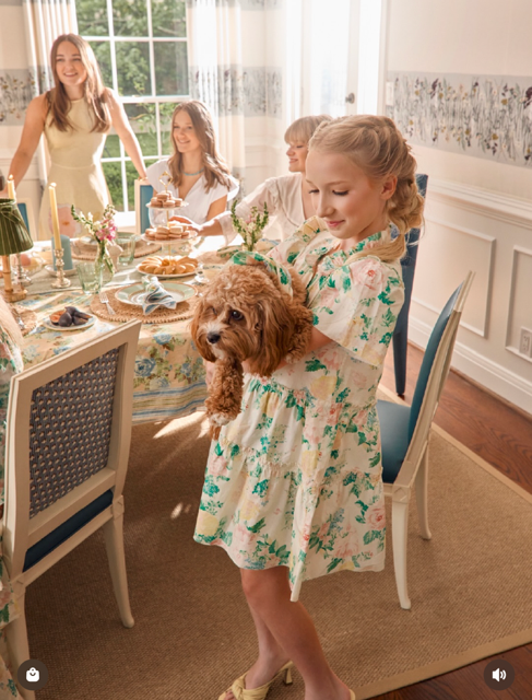Merritt Dress Kids | Garden Rose Party