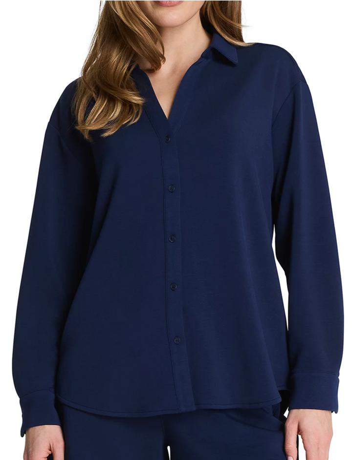Oversized Button Down | Navy