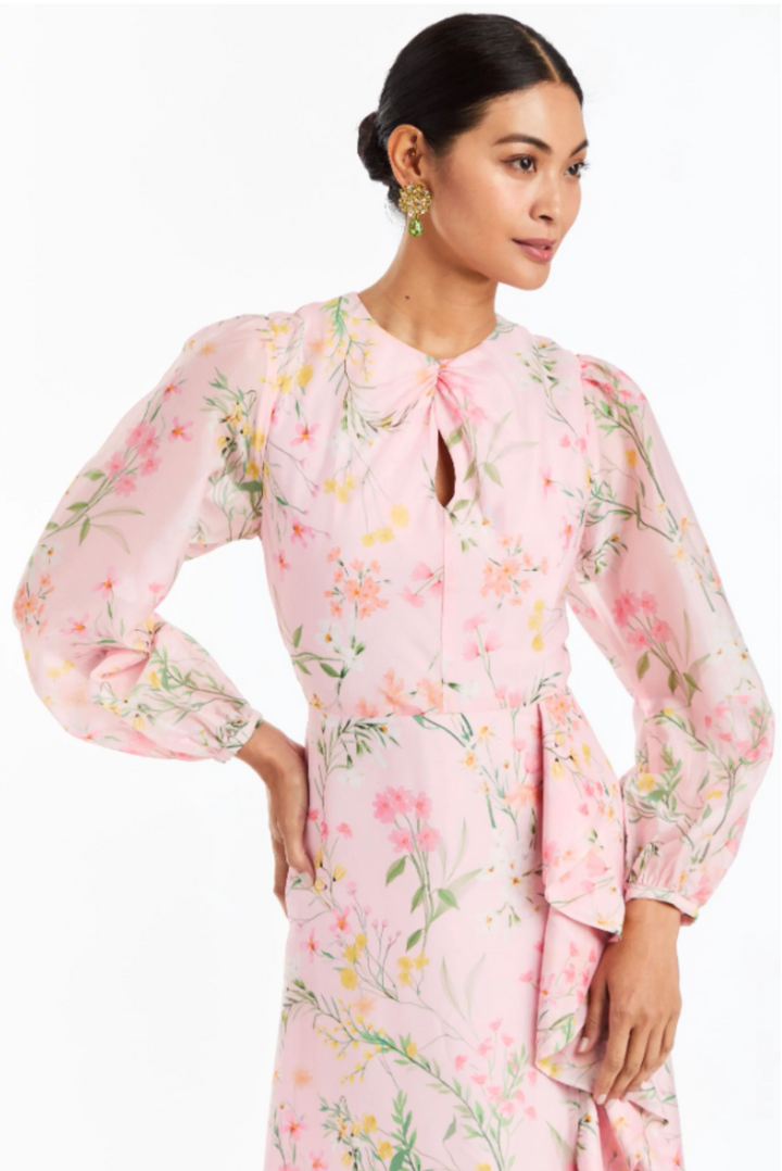 Ophelia Midi Dress | Rose Vines
