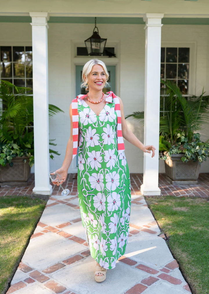 Long Beaufort Dress | Palm Green