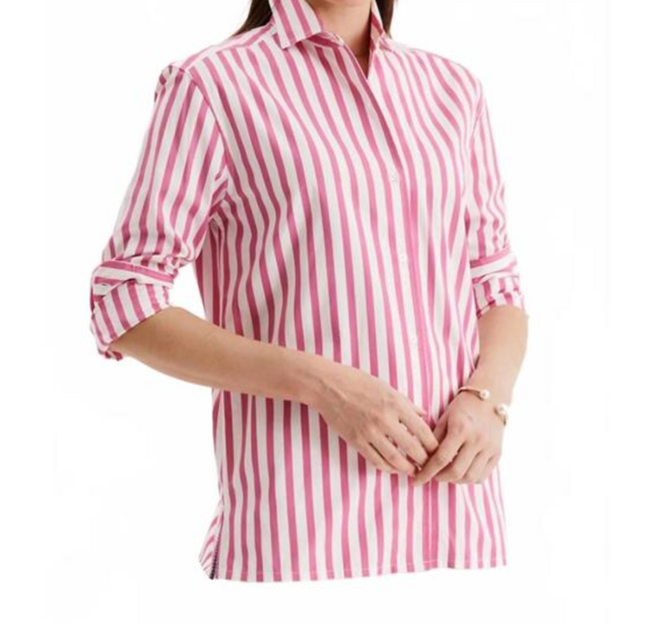 Natalie Shirt | Rose Stripes