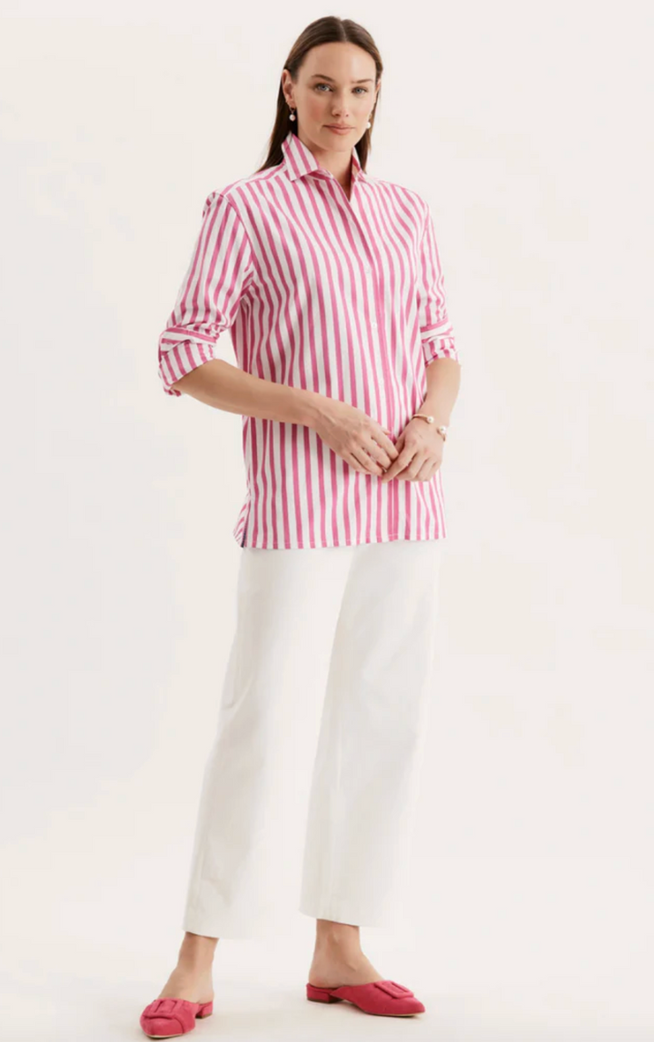 Natalie Shirt | Rose Stripes