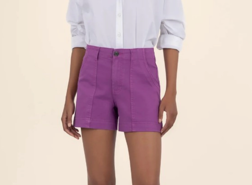 Jane High Rise Shorts in Orchid