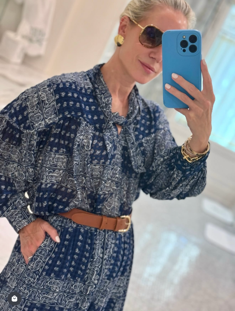 Celeste Blouse | Inkwell Paisley