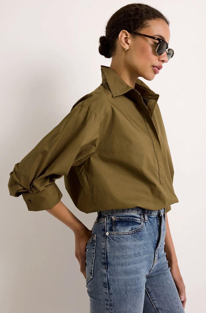 Dallas Top | Juniper Green
