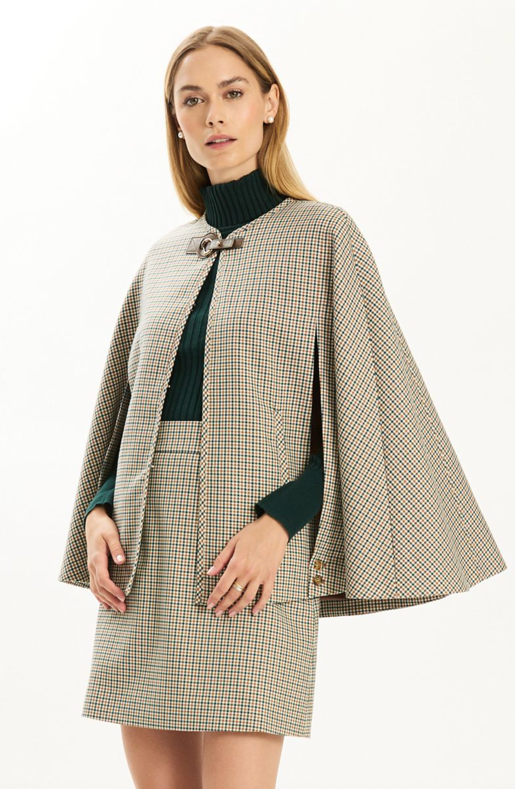Brandy Check Cape | Iced Coffee