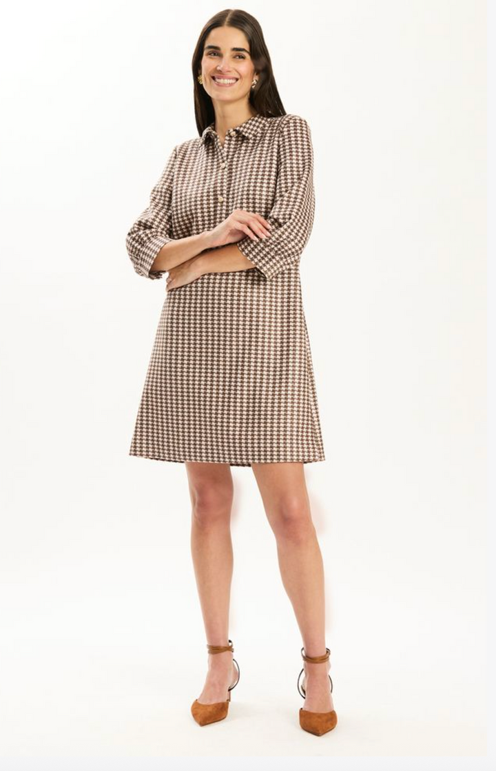 Kat Knit Dress | Demitasse Plaid