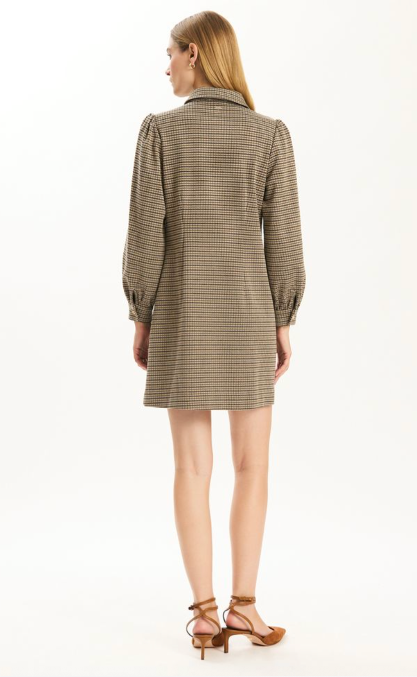 Kat Knit Dress | Demitasse Plaid