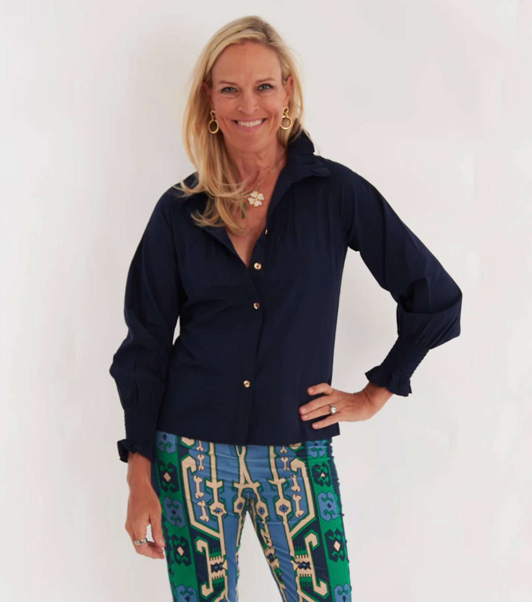 Plato Top | Navy