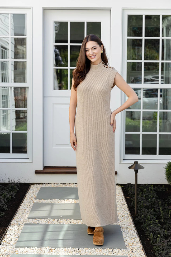 Tank Sweater Dress | Camel