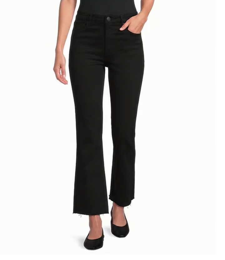 Kelsey High Rise Ankle Flare | Black