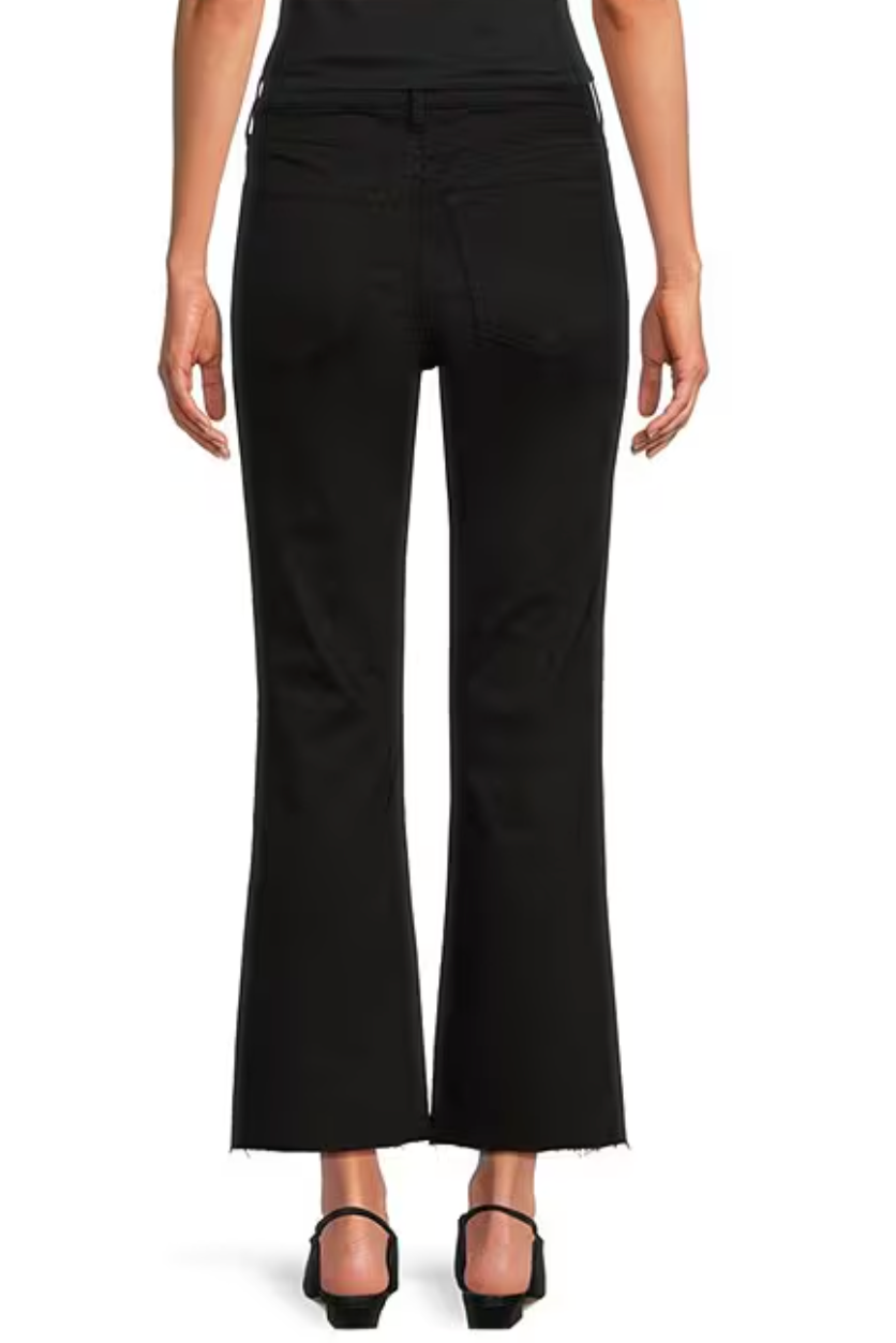 Kelsey High Rise Ankle Flare | Black