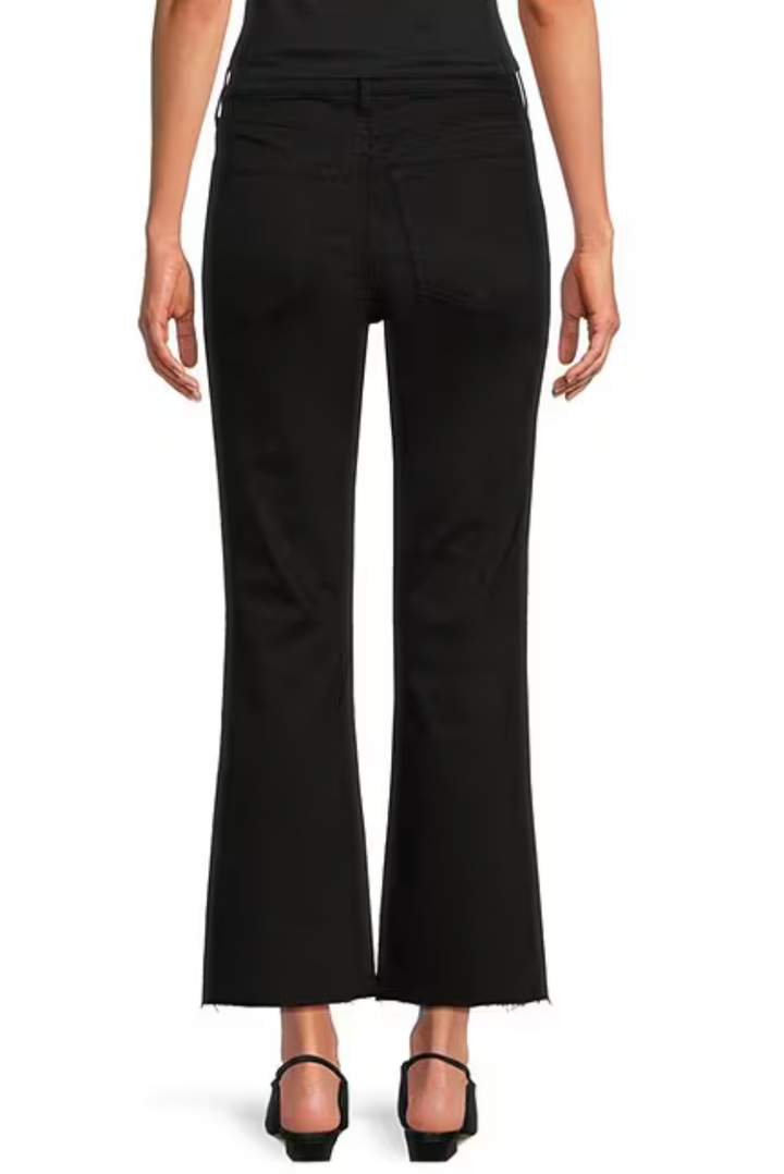 Kelsey High Rise Ankle Flare | Black