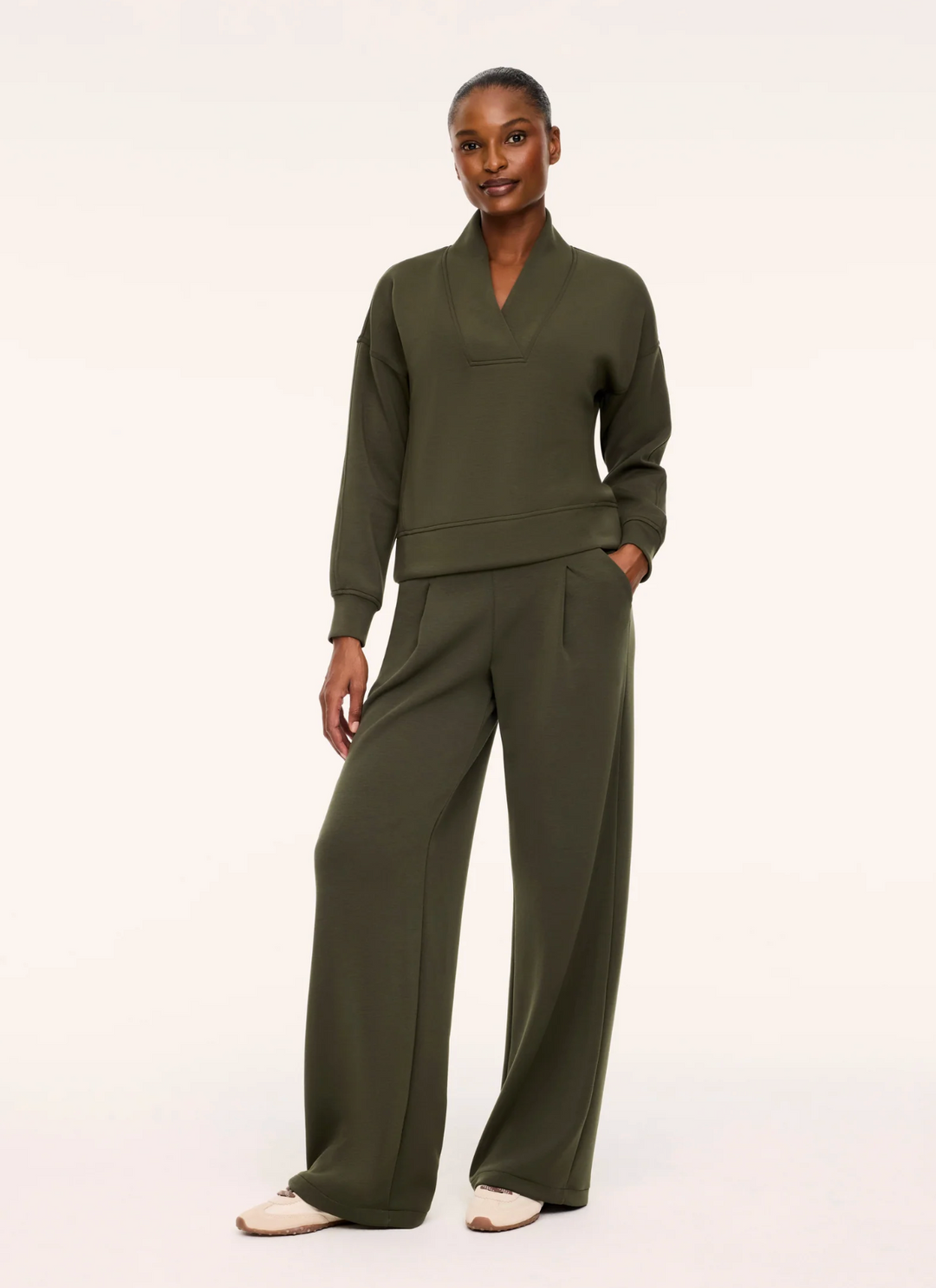 Pleated Trouser | Monstera